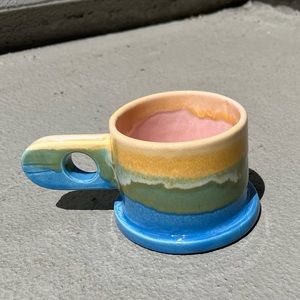 Peter Shire pottery - ceramic mug EXP 2021 (4/18 last chance!)